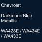 Preview: Chevrolet, Darkmoon Blue Metallic, WA428E / WA434E / WA433E.